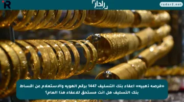 «فرصة ذهبية» إعفاء بنك التسليف 1447 برقم الهوية والاستعلام عن اقساط بنك التسليف هل أنت مستحق للإعفاء هذا العام؟